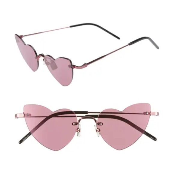 Saint Laurent Heart Sunglasses, New 250 - Picture 11 of 12